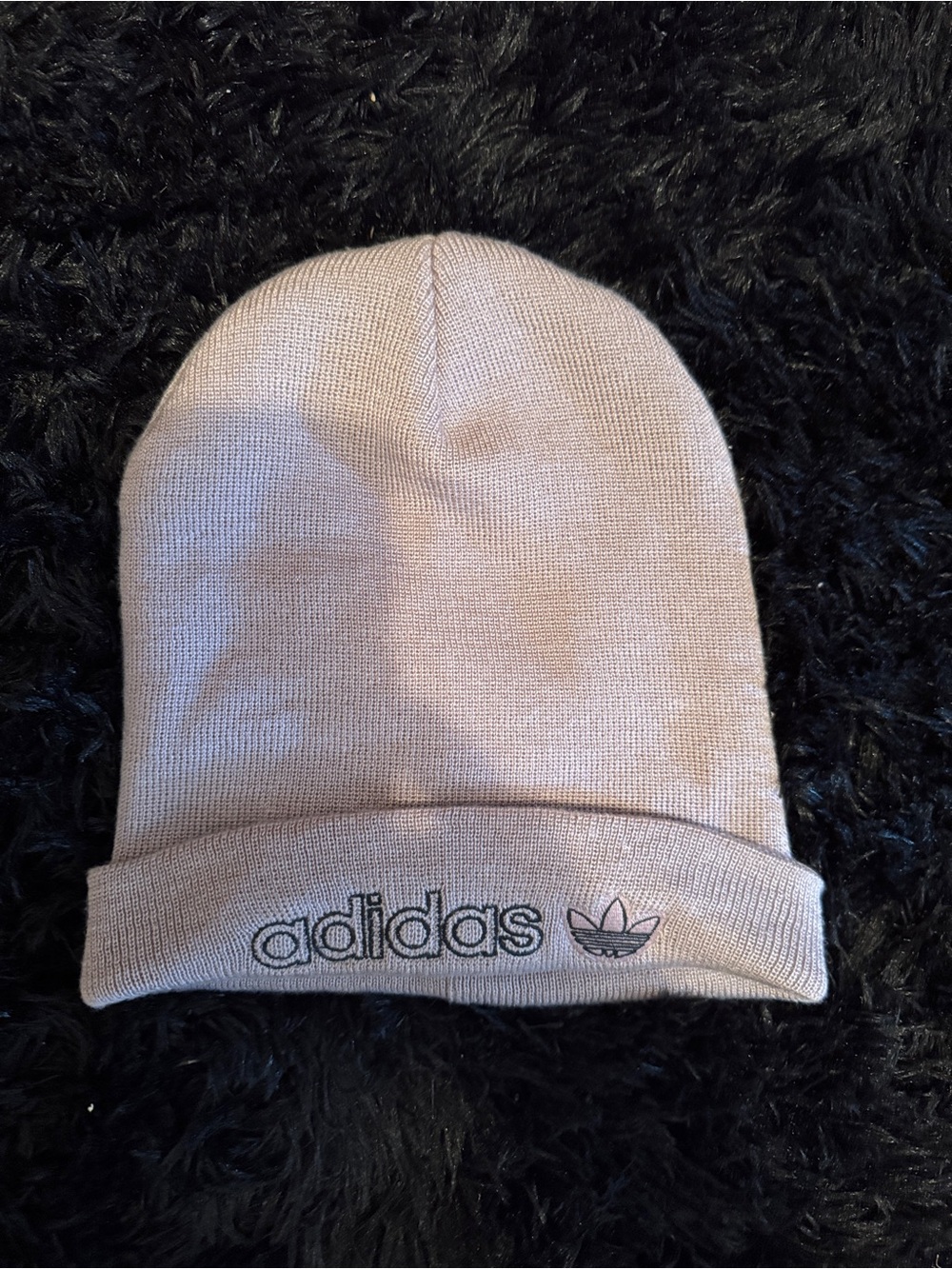 adidas Kids Light Pink Folded Cuff Beanie